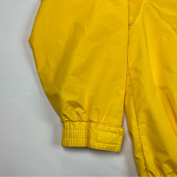 Vtg Ford Thunderbird Mens Hooded Windbreaker Jacket XL Y2K Yellow Full Zip B9 - Picture 9 of 12
